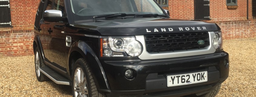 Black Land Rover